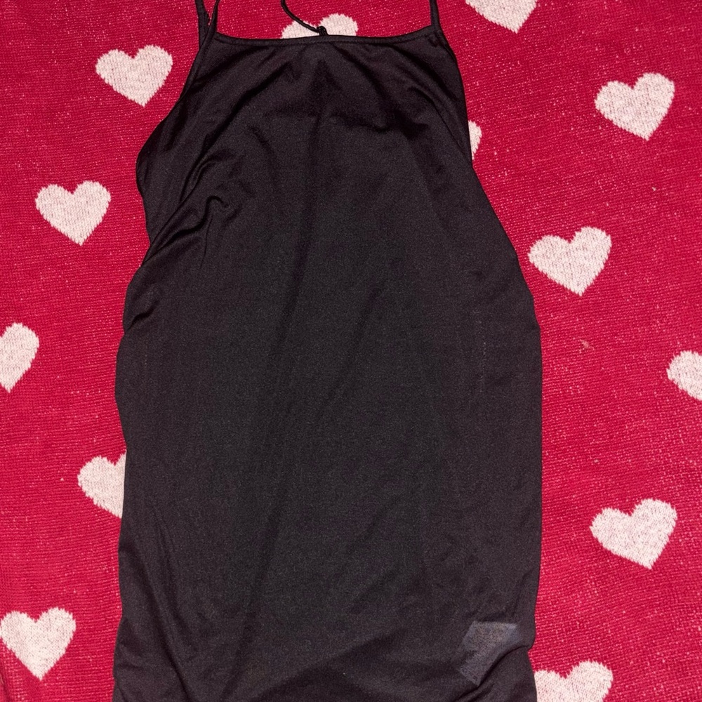 Black Spaghetti Strap maternity slip